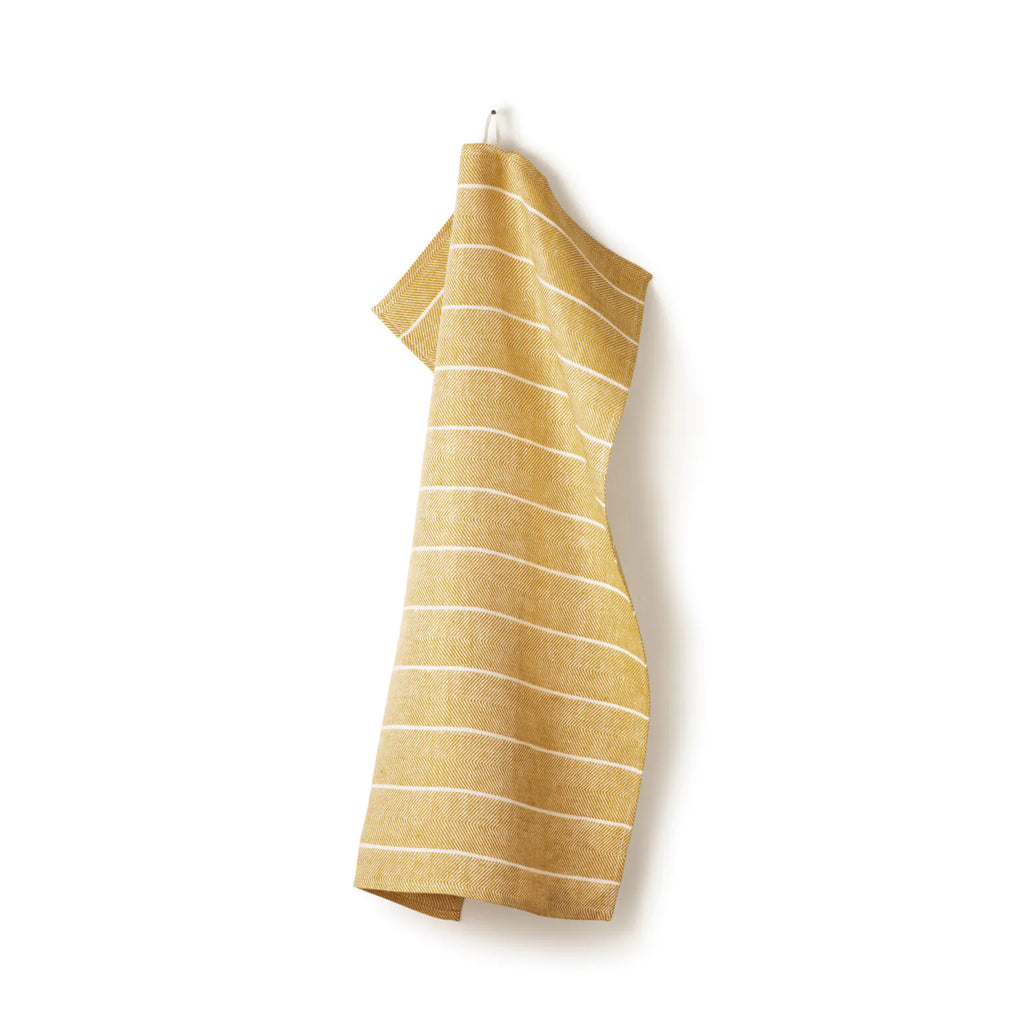 Towel Fiskben - Ochre Yellow