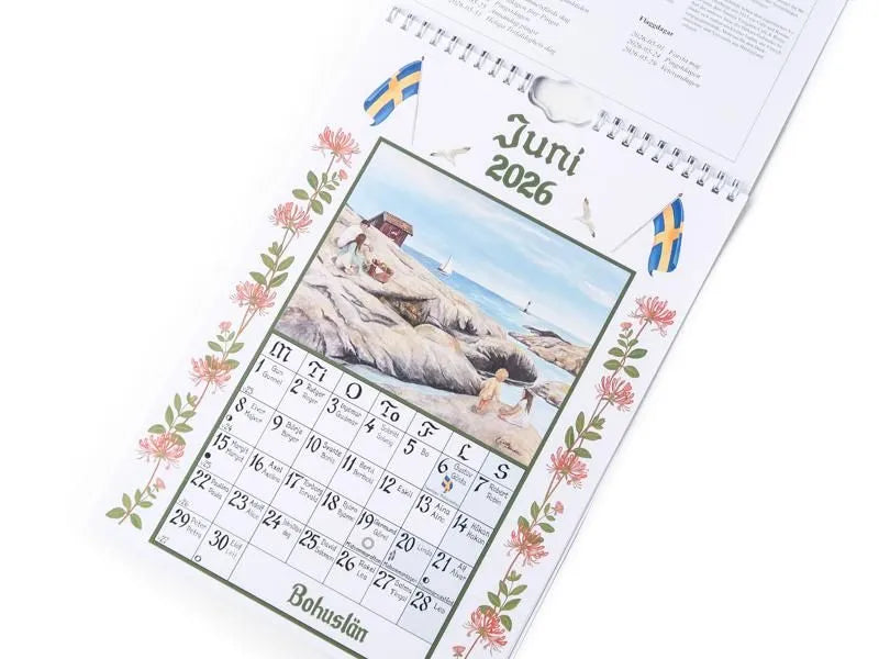 Sverigealmanackan 2026 - wall A4