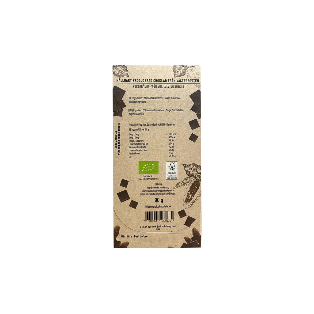 Nordic Chocolate Dark Chocolate Nicaragua 75%