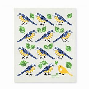Dish Cloth Blue Tit