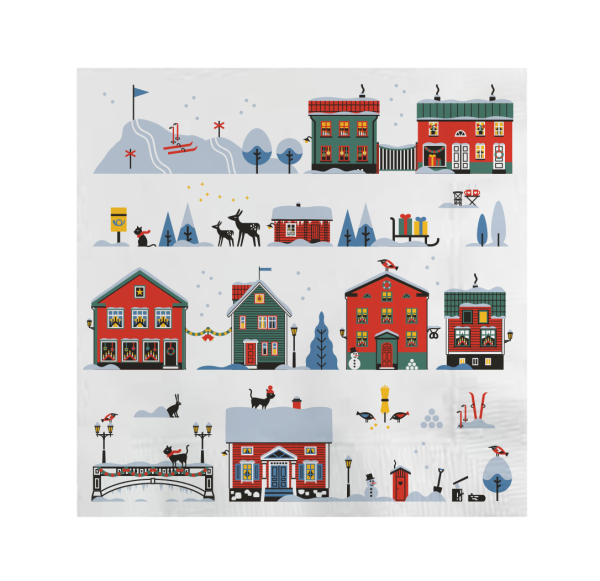 Winter Houses Napkins