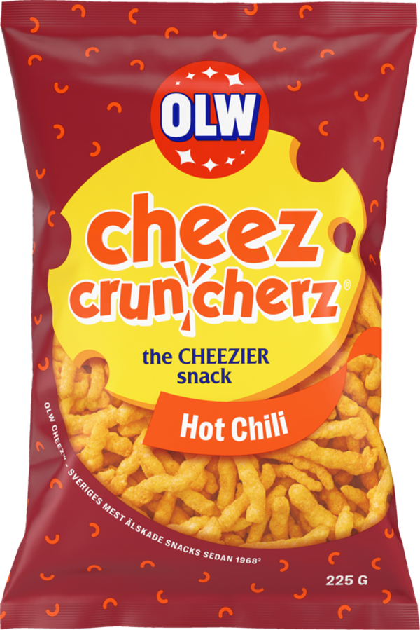 OLW Cheez Cruncherz Hot Chilli