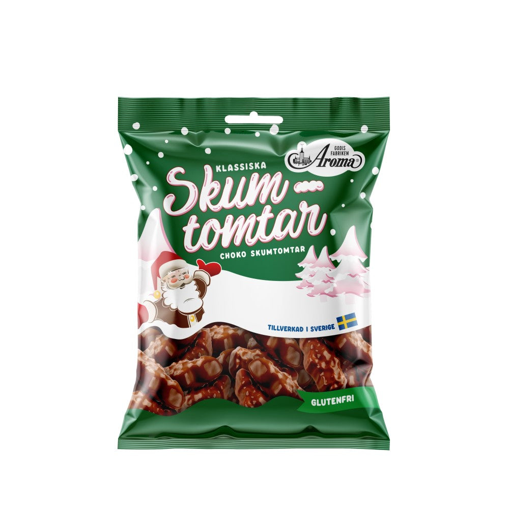 Aroma Marshmallow Santas Chocolate-Dipped