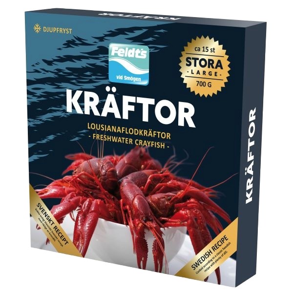 Kräftor "Crayfish" 700g Large Crayfish approx 15 per box