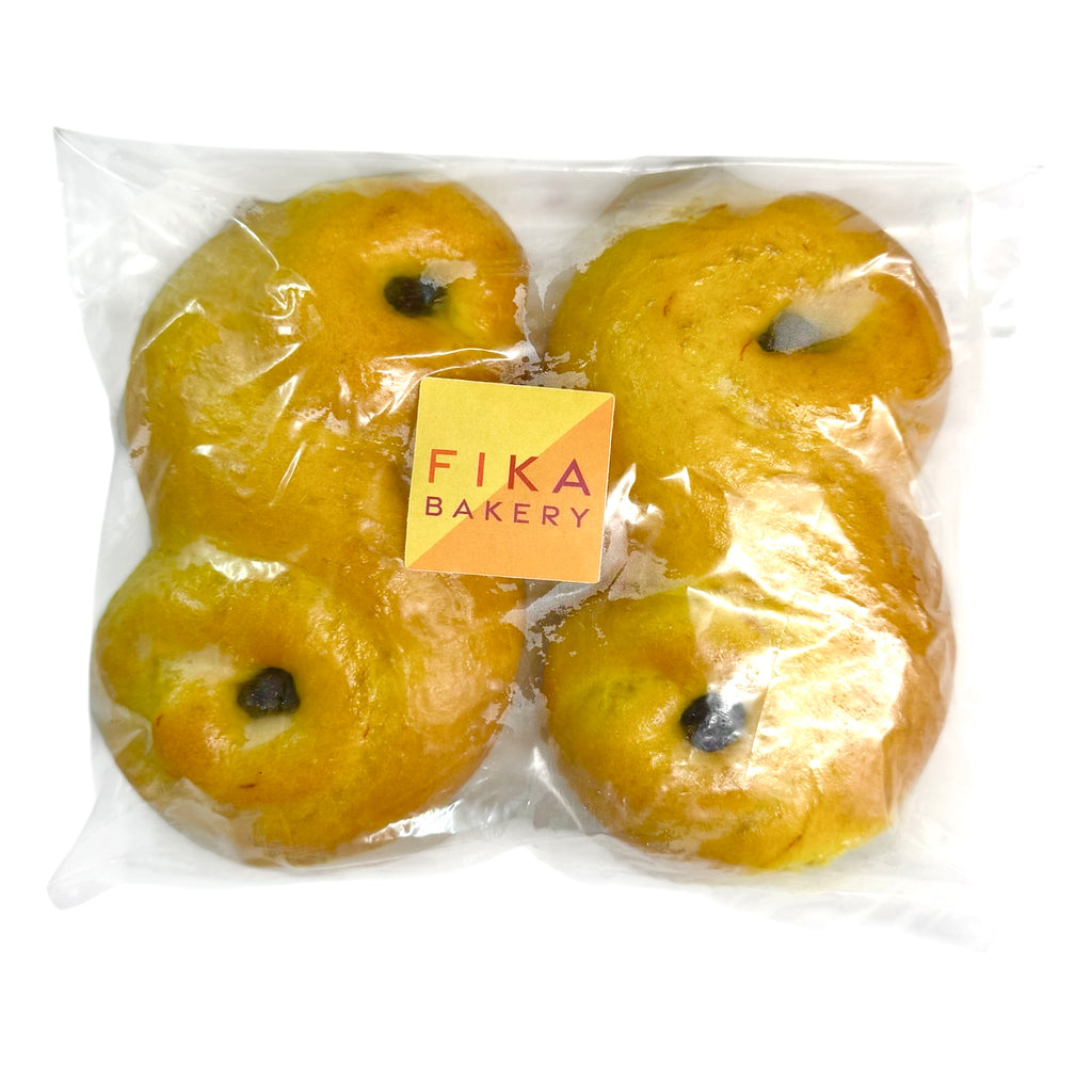 Fika Brighton Classic Saffron Buns 2-Pack (Sold Frozen)