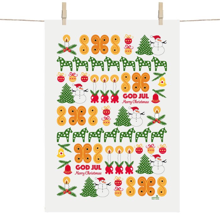 Dish Cloth and Kitchen Towel Christmas Bundle