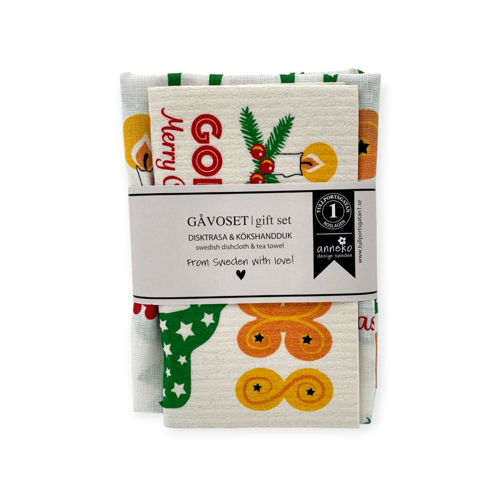 Dish Cloth and Kitchen Towel Christmas Bundle