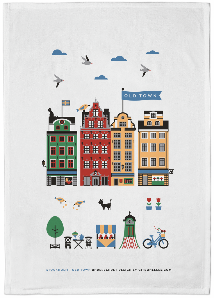 Kitchen Towel Stockholm Old Town