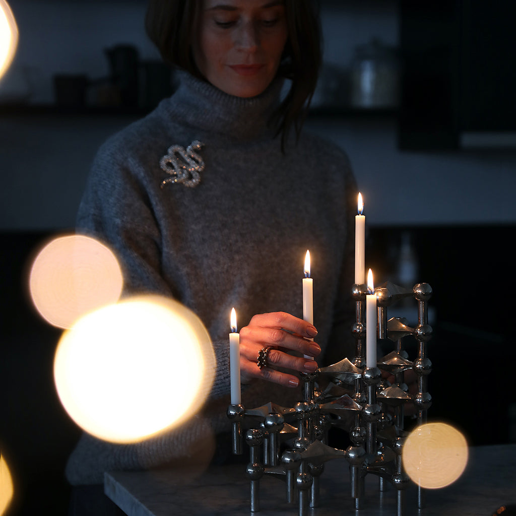 Liljeholmens Christmas Tree Candles White 20-Pack