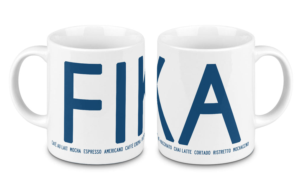 FIKA Mug Blue