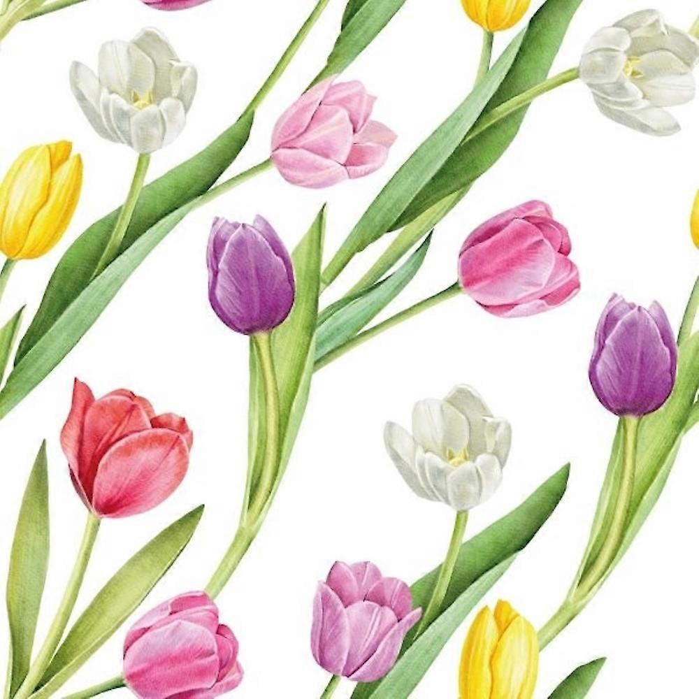 Paper Napkins Tulips multi colours
