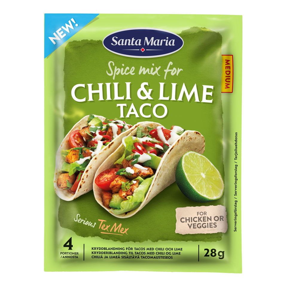 Santa Maria Taco Spice Mix Chili & Lime