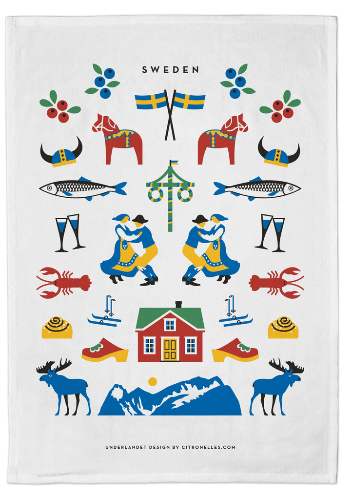 Sweden Traditions Tea Towel 50x70cm
