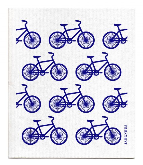 Blue Bikes Dishcloth