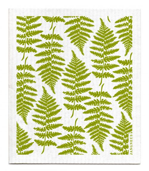 Green Fern Dishcloth