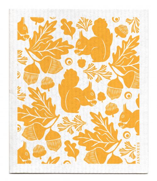 Ochre Squirrel Dishcloth