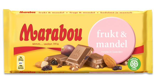 Marabou Fruit & Almond