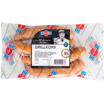 Lindvalls tjock Grillkorv 450g (Best Before 28/8/2025)