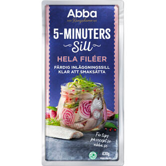 Abba Plain Herring / Hela filéer (5 MINUTERS INLÄGGNINGSSILL)