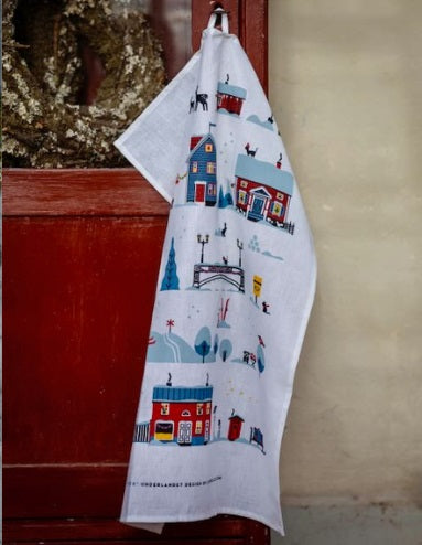 Scandinavian Winter Tea Towel 50x70cm