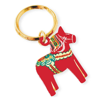 Keychain Dalahorse - Metal