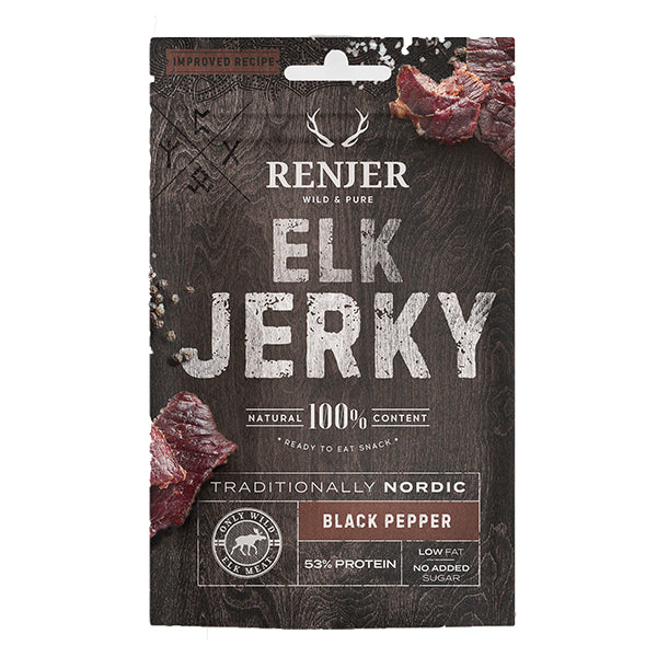 Renjer Elk Jerky Black Pepper