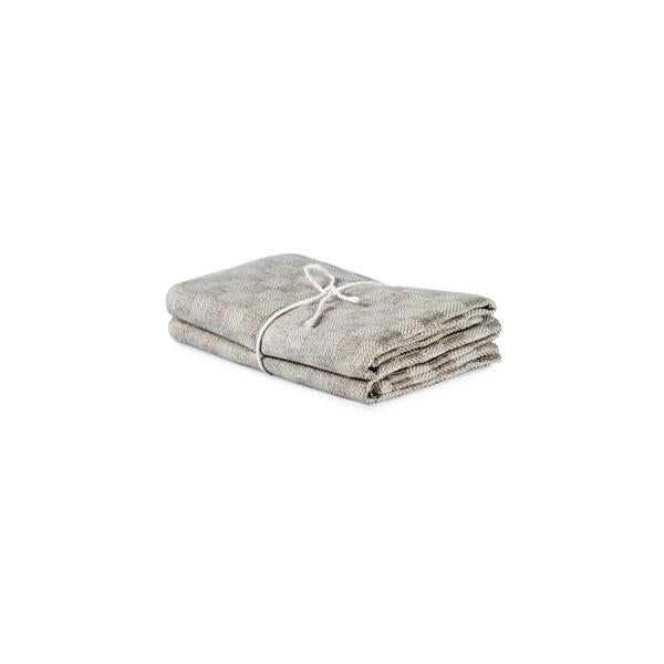 Towel 2-Pack Schack - Nature-White