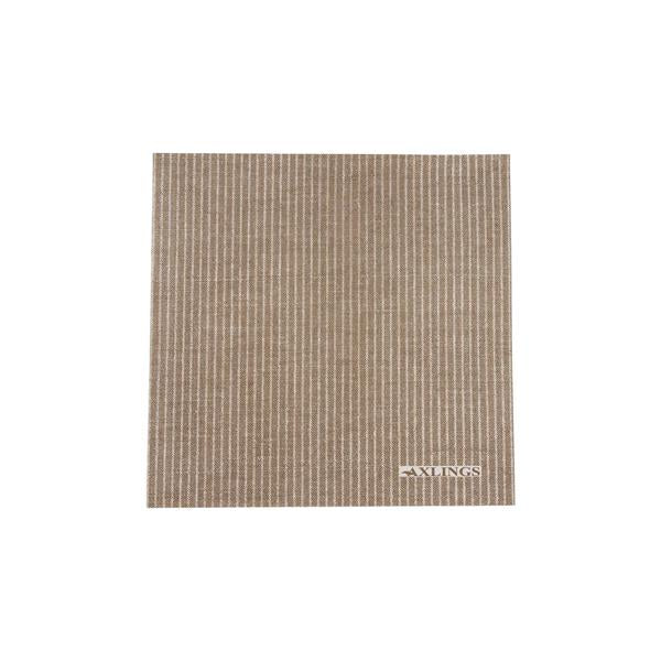 Napkins Big - Brown/White