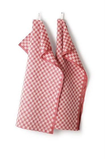 Towel 2-Pack Schack - Red-White