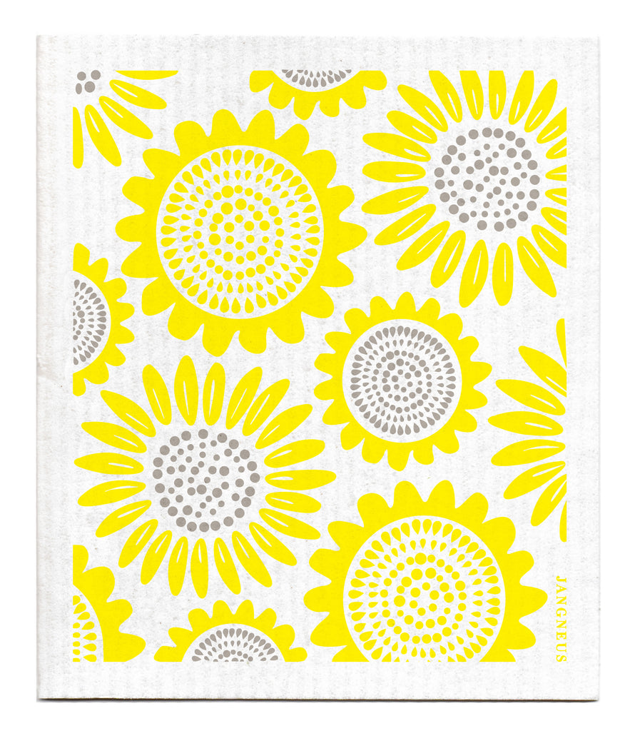 YELLOW SUNFLOWER DISHCLOTH